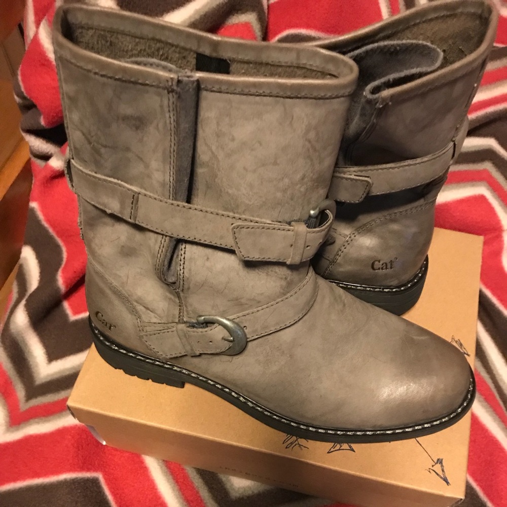Gray Booties